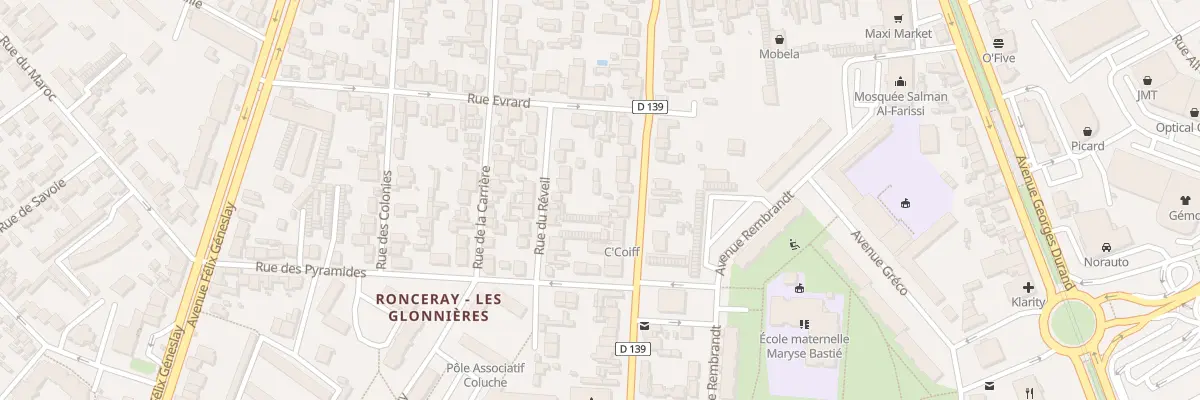 Plan du 192 Rue de Laigne au Mans