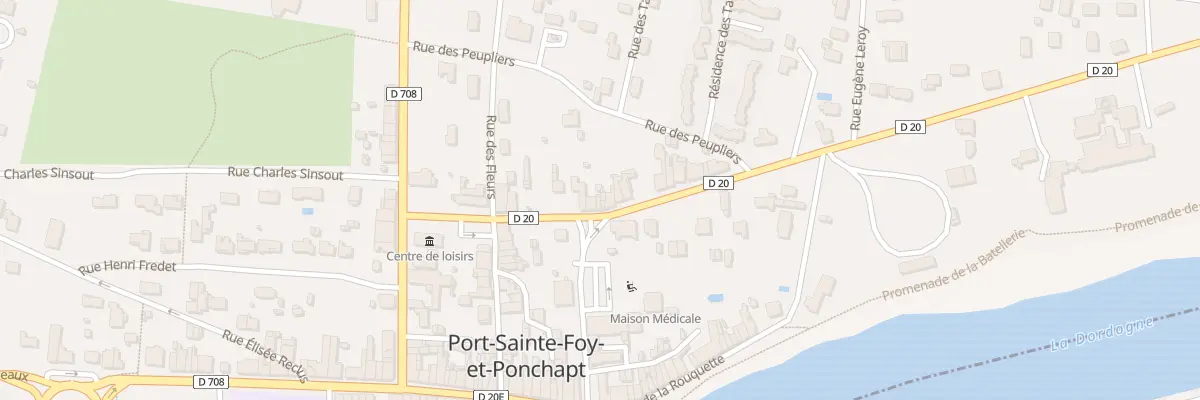 Plan du 16 Av du Périgord à Port-Sainte-Foy-et-Ponchapt