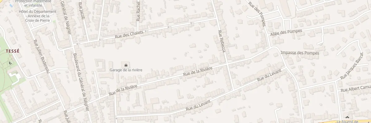Plan du 89 Rue de la Rivière au Mans