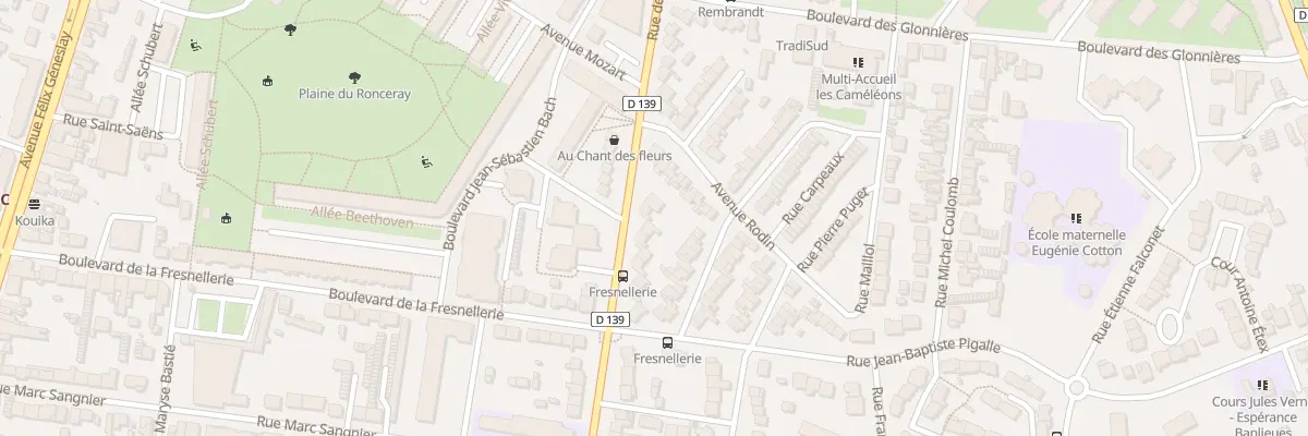 Plan du 245 Rue de Laigne au Mans