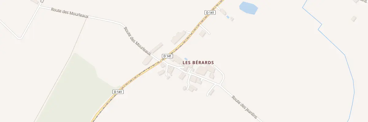 Plan du 2556 Rte des Jeanlins à La Roquille