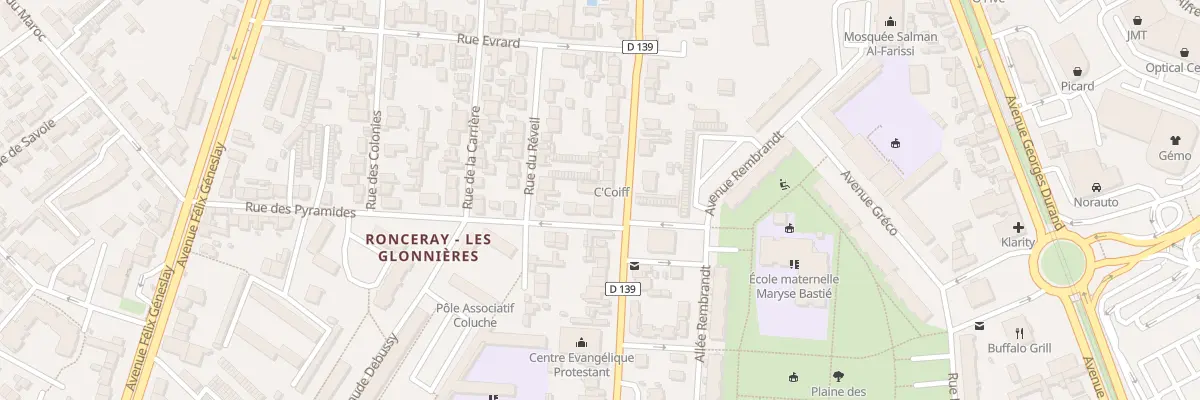 Plan du 202 Rue de Laigné au Mans