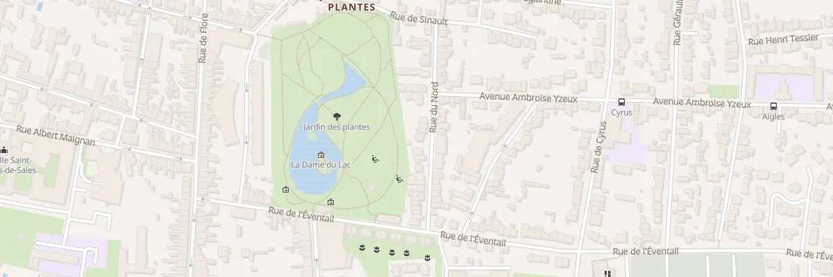 Plan du 26 Rue du Nord au Mans