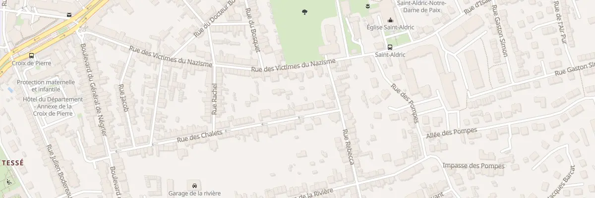 Plan du 59 Rue des Chalets au Mans