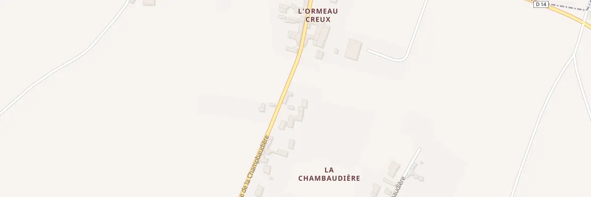 Plan du 18 Rue de la Champbaudière à Monts-sur-Guesnes