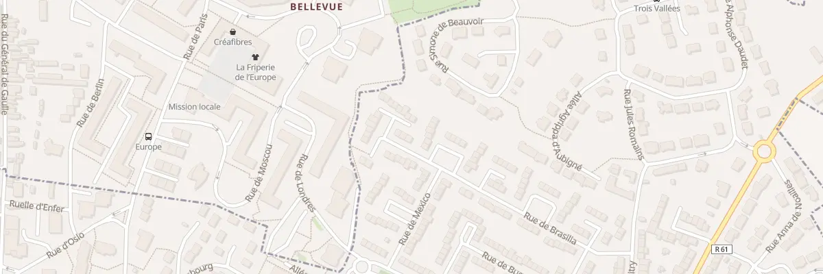 Plan du 54 Rue de Brasilia au Mans