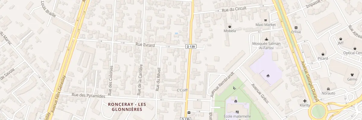 Plan du 184 Rue de Laigne au Mans