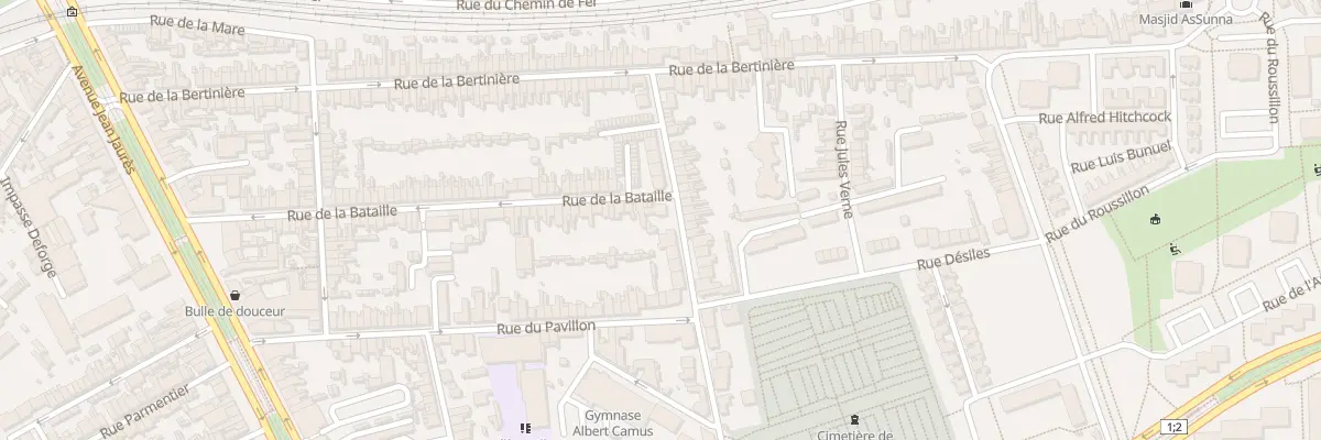 Plan du 76 Rue de la Bataille au Mans