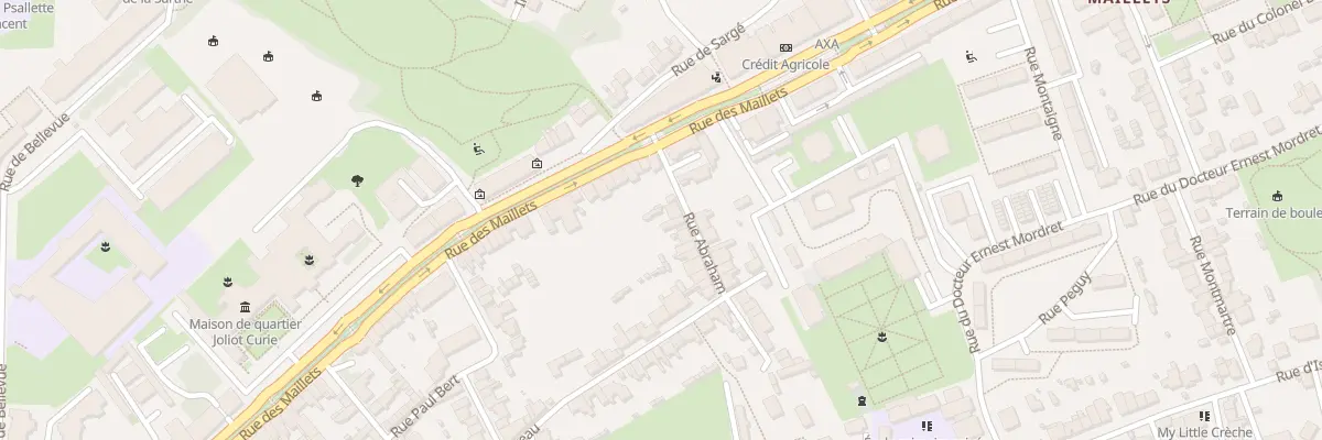 Plan du 10 Rue Abraham au Mans