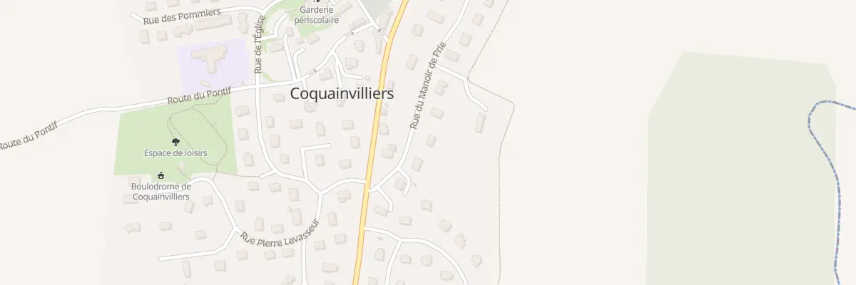Plan du 21 Rue du Manoir de Prie à Coquainvilliers