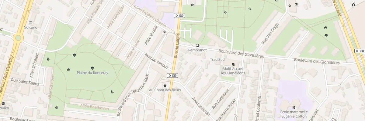 Plan du 231 Rue de Laigné au Mans