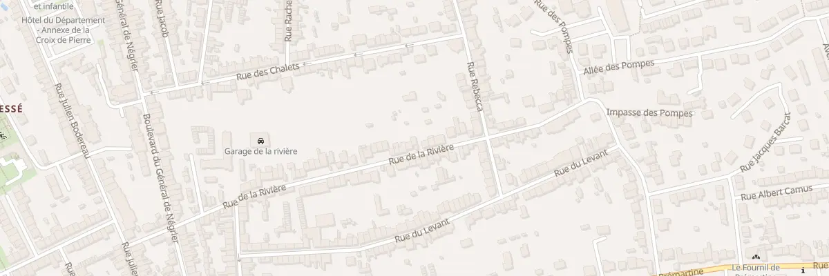 Plan du 95 Rue de la Rivière au Mans