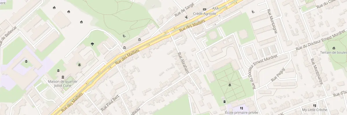 Plan du 12 Rue Abraham au Mans