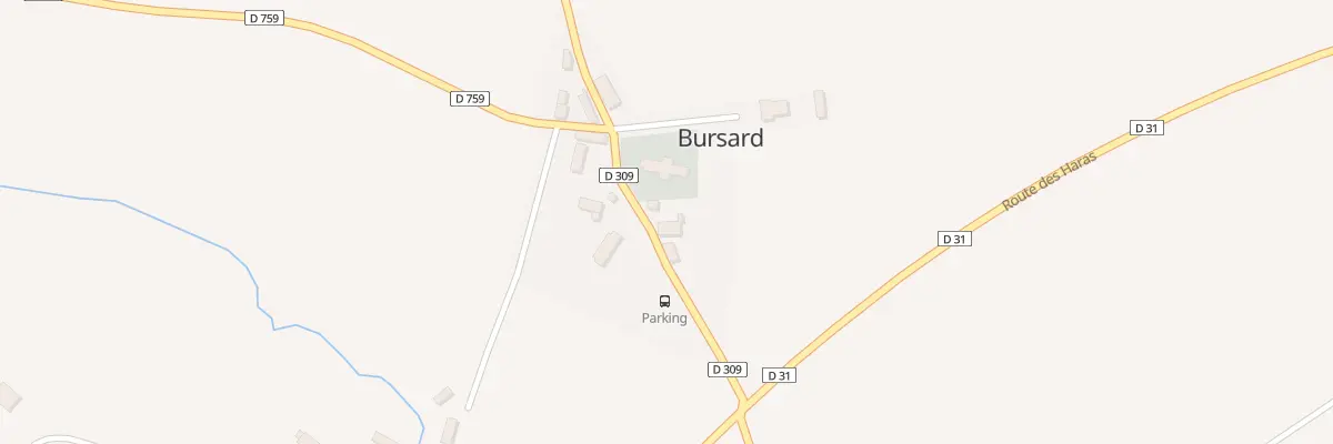 Plan du 8 Le Bourg à Bursard