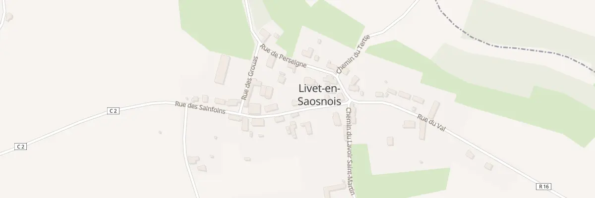 Plan du 4 Rue des Sainfoins à Livet-en-Saosnois