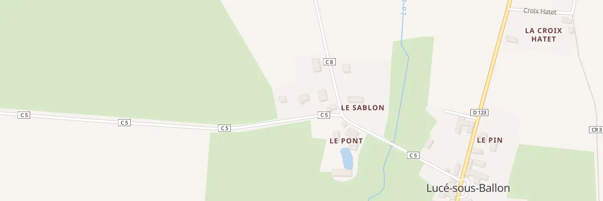 Plan du 4 Le Grand Parc à Lucé-sous-Ballon