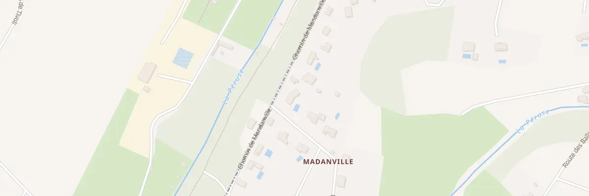 Plan du 25 Che de Madanville à Condac