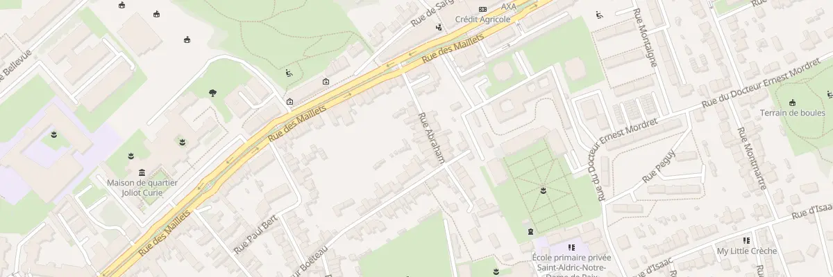 Plan du 16 Rue Abraham au Mans