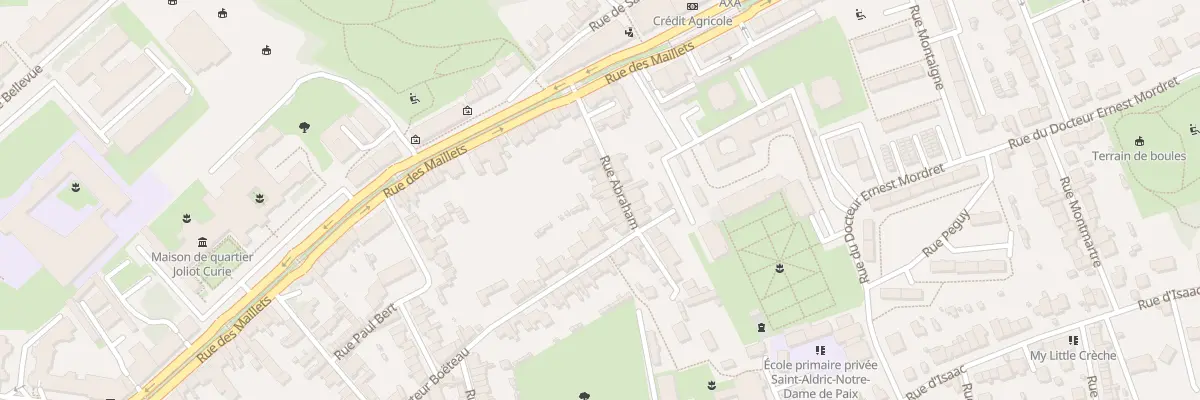 Plan du 18 Rue Abraham au Mans