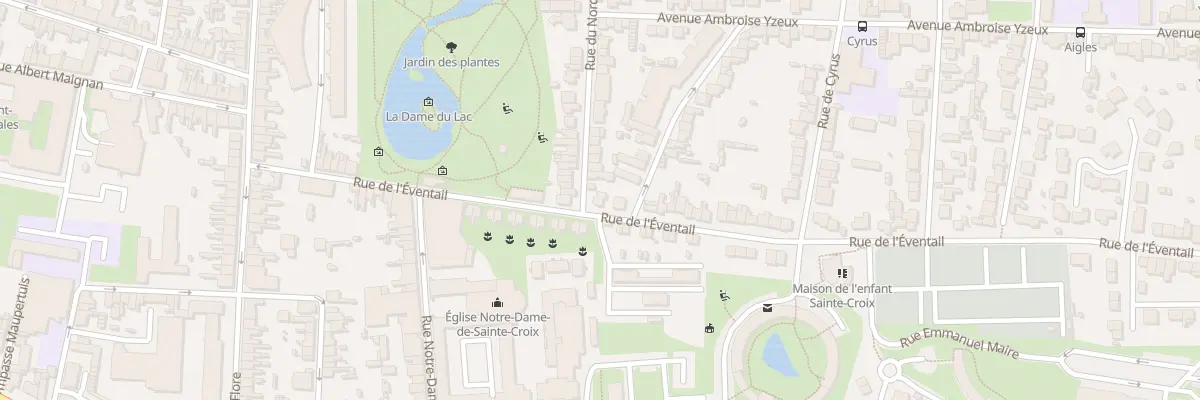 Plan du 23 Rue de l’Eventail au Mans