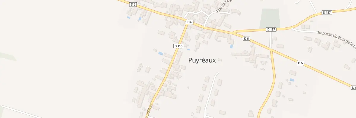 Plan du 11 Grand’Rue à Puyréaux