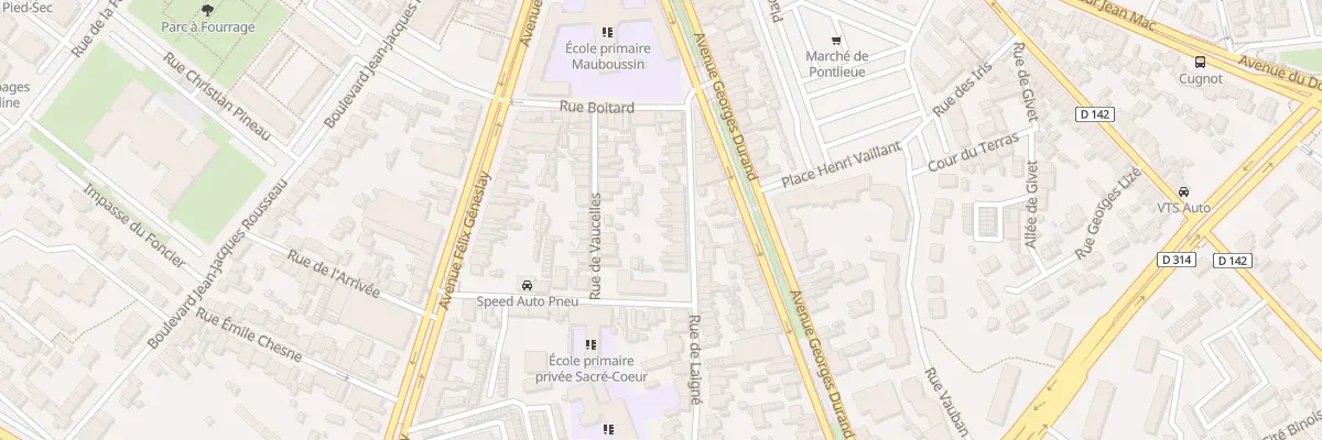 Plan du 30 Rue de Laigne au Mans