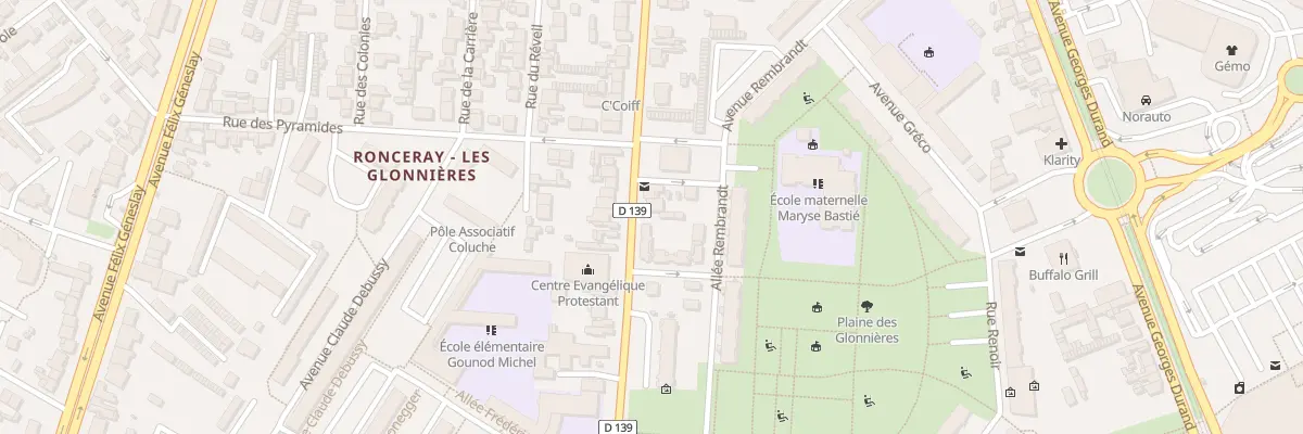 Plan du 225 Rue de Laigné au Mans