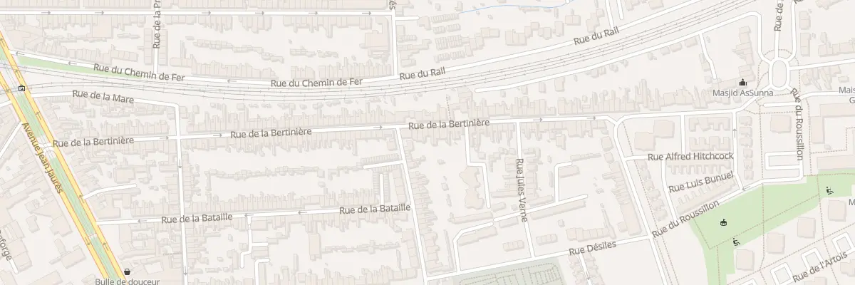Plan du 118 Rue de la Bertinière au Mans