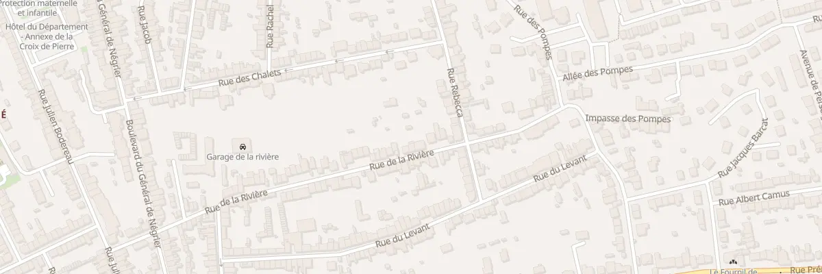 Plan du 101 Rue de la Rivière au Mans