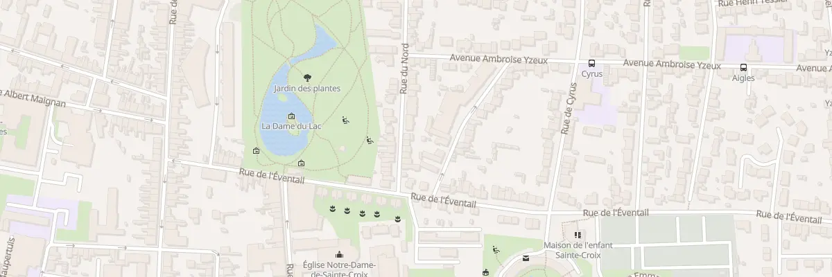 Plan du 43 Rue du Nord au Mans