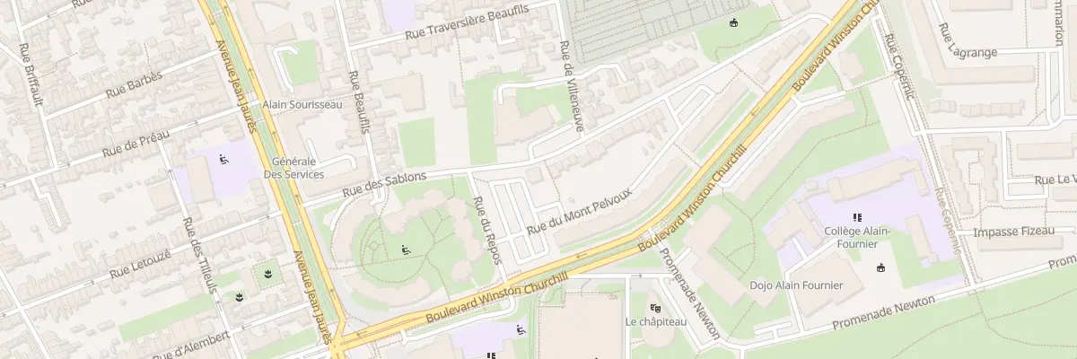 Plan du 40 Rue des Sablons au Mans
