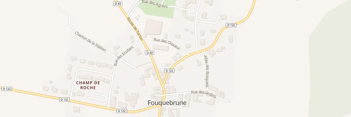 Plan du 5 Rte de Dignac à Fouquebrune