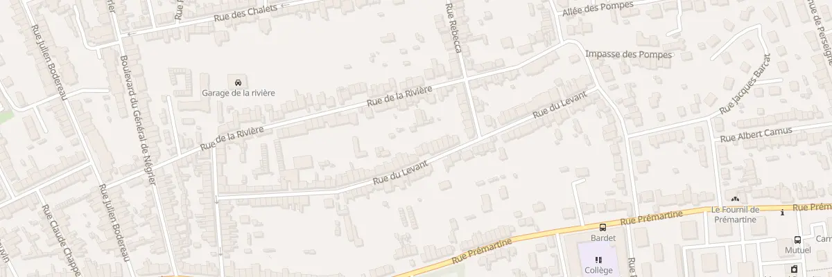Plan du 47 Rue du Levant au Mans