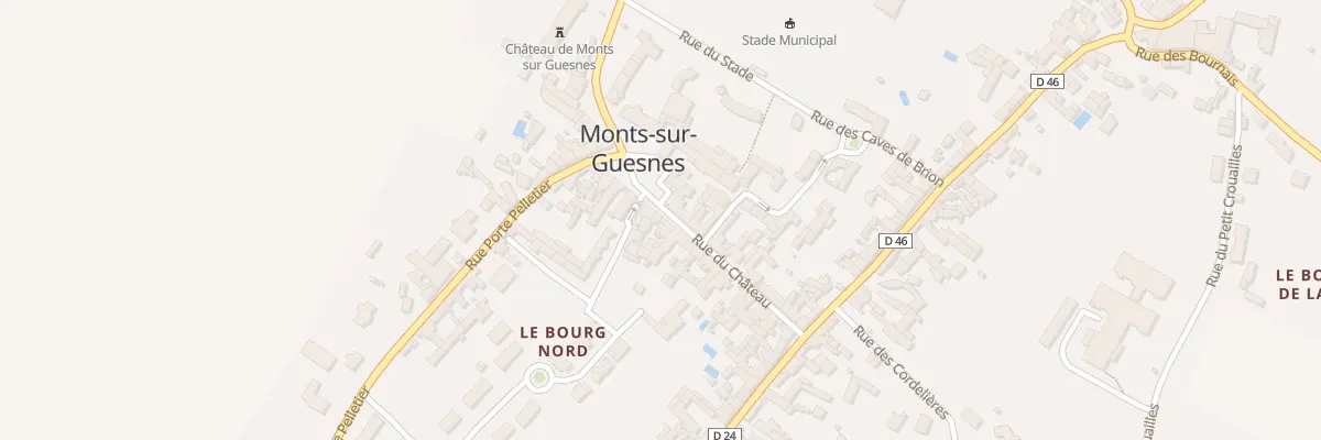 Plan du 29 Rue du Chateau à Monts-sur-Guesnes
