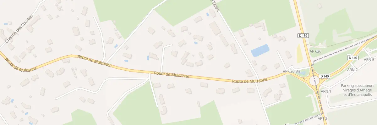 Plan du 107 Rte de Mulsanne à Arnage