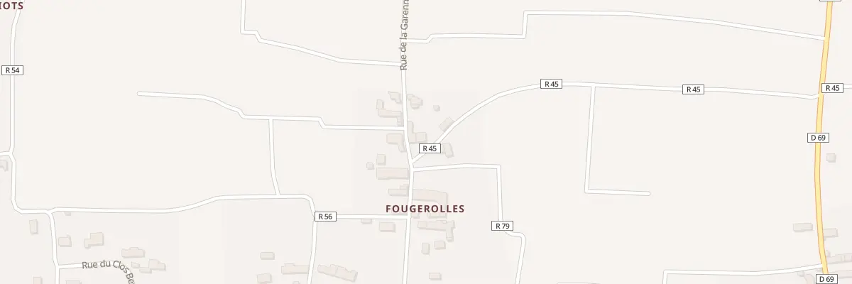 Plan du 22 Rue de la Garenne à Restigné