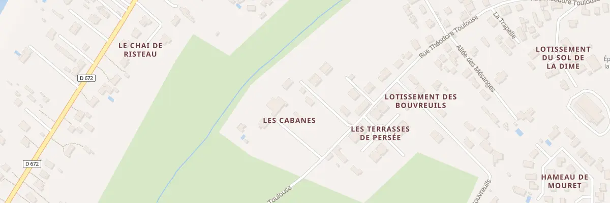 Plan du 55 Rue Théodore Toulouse à Pineuilh