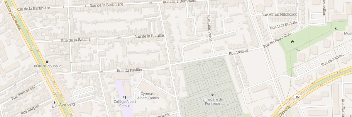 Plan du 47 Rue de Villeneuve au Mans