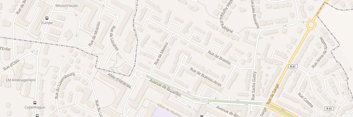 Plan du 15 Rue de Santiago au Mans
