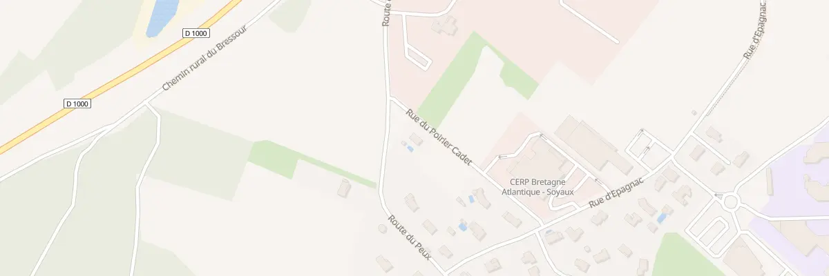 Plan du 11 Rue du Poirier Cadet à Soyaux