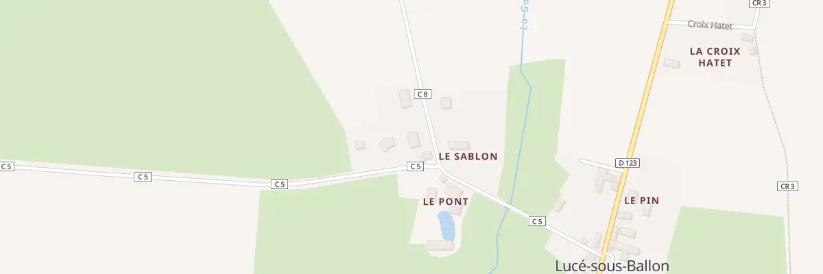 Plan du 6 Le Grand Parc à Lucé-sous-Ballon