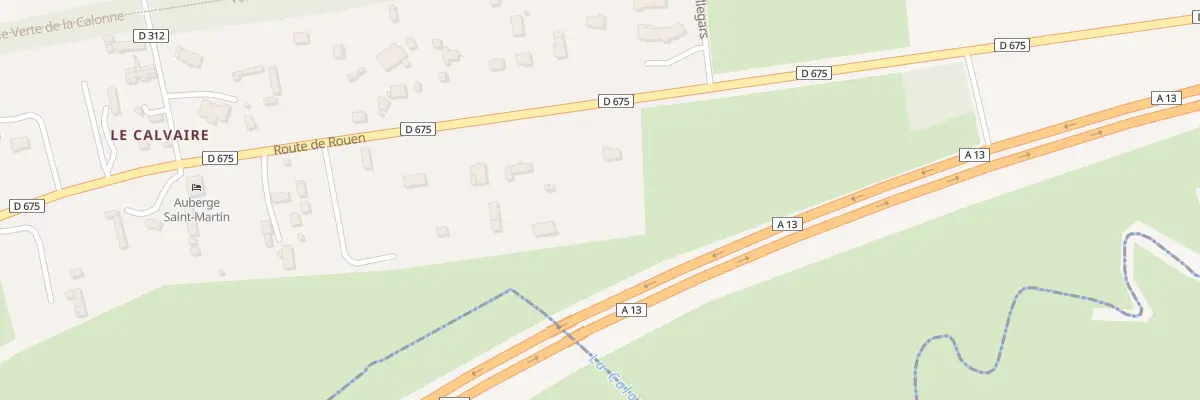 Plan du 1060 Rte de Rouen à Surville