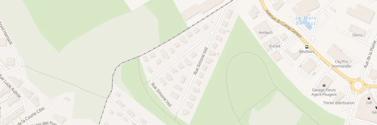 Plan du 16 Rue Simone Veil à Gonfreville-l’Orcher