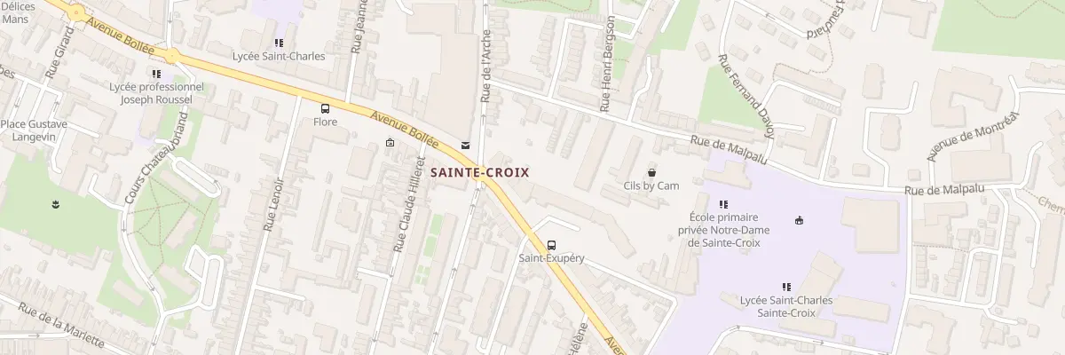 Plan du 115 Av Bollée au Mans