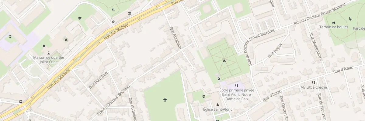 Plan du 48 Rue du Docteur Boeteau au Mans