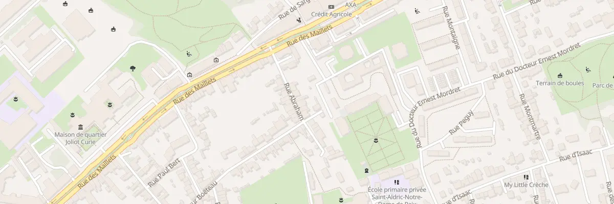 Plan du 15 Rue Abraham au Mans