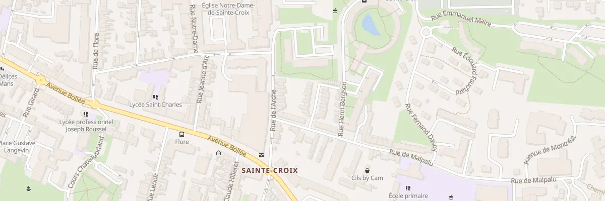 Plan du 7 Rue des Primevères au Mans