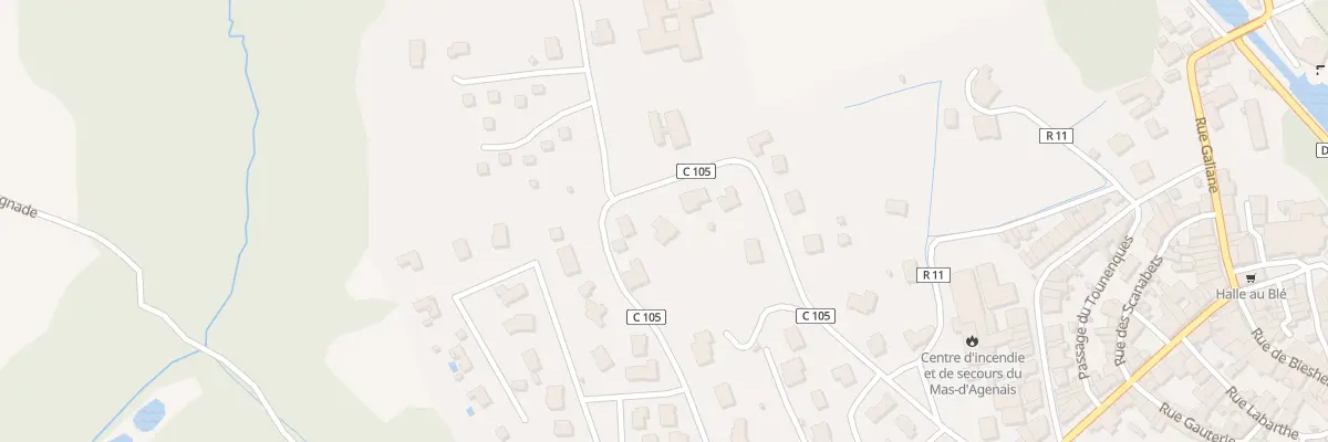 Plan du 3 Berge Nord au Mas-d’Agenais