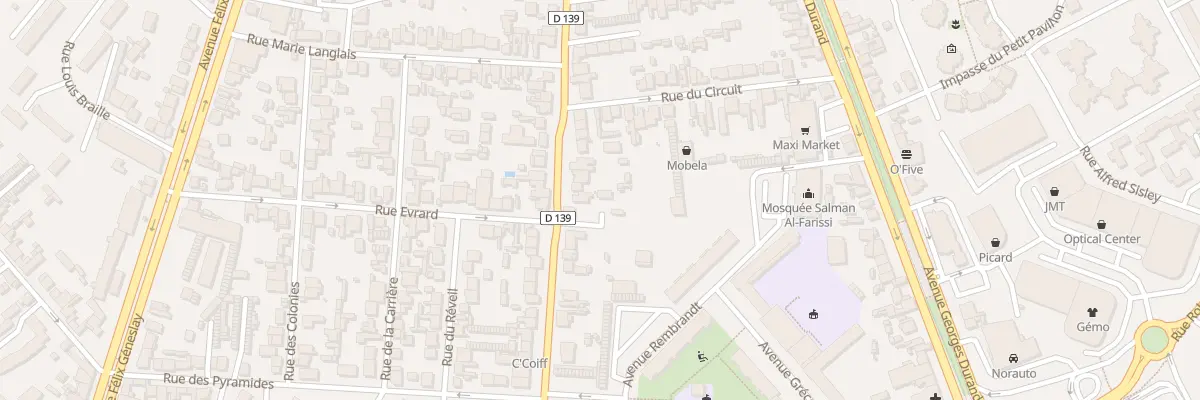 Plan du 175 Rue de Laigne au Mans