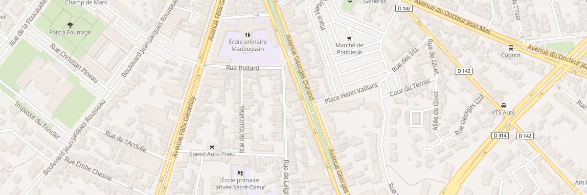 Plan du 11 Rue de Laigne au Mans